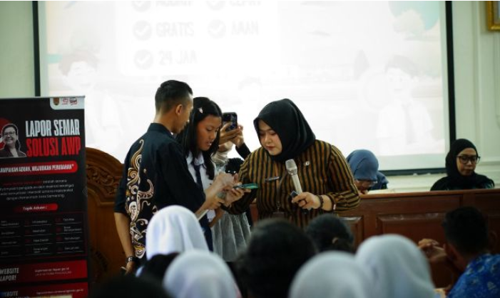 Ajak Siswa SMP Beraspirasi, Pemkot Selenggarakan Lapor Semarang Goes to School